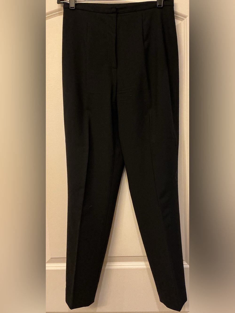 Ann Taylor 4P Black Premium Wool Spandex Trousers Dress Pants